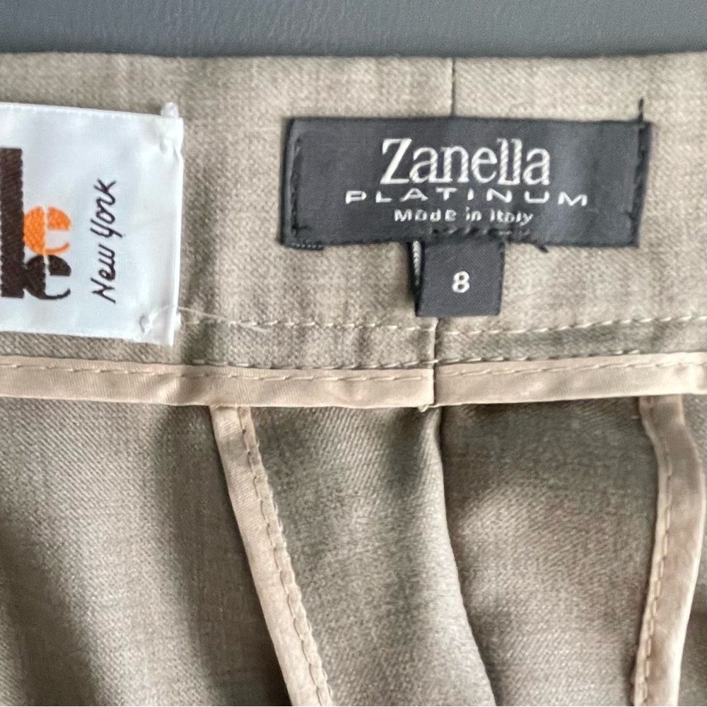 Zanella Debra Italian Luxury Super 150's Wool High Rise Debra Trousers Size 8 - Picture 10 of 14
